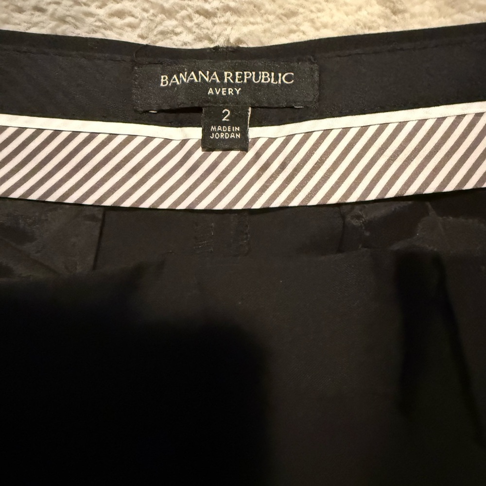 Banana Republic Black Trousers